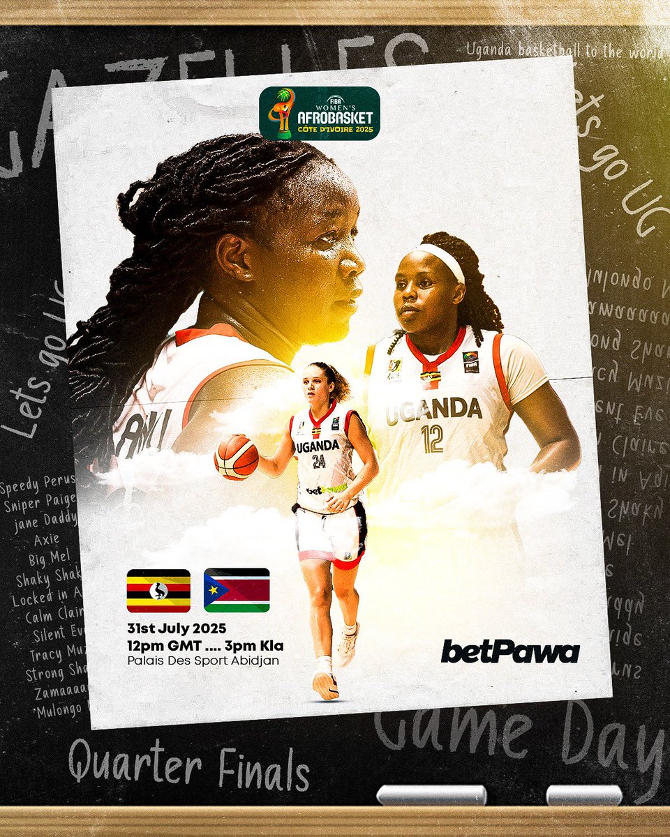 Ladies and gentlemen, we are back in action🔥
Let’s go UG 🇺🇬

#GazellesBasketball