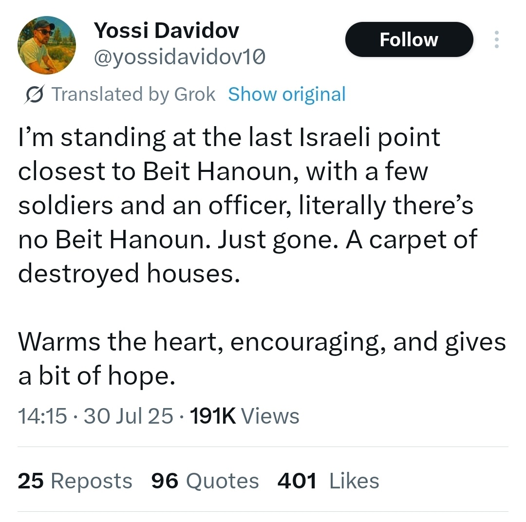 I've hit translate on two hebrew tweets.