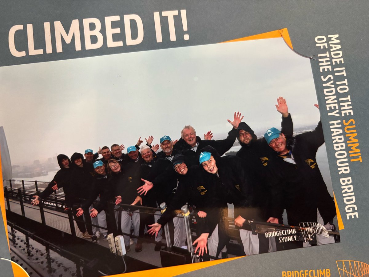 Wet and windy, but an unforgettable experience to walk and summit the Sydney Harbour Bridge.
#BridgeClimb
#Sydney