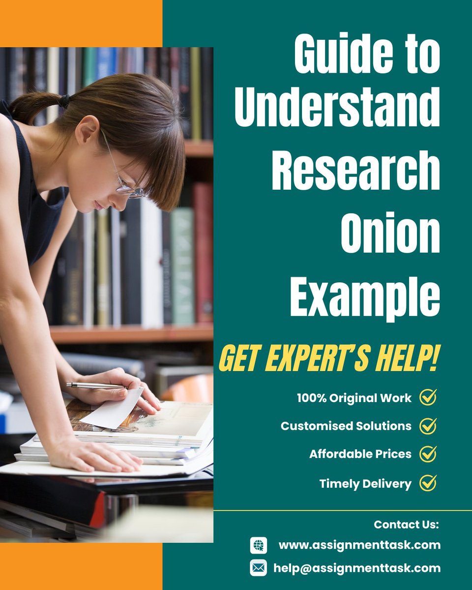 AssignmentTask's tweet image. Confused by the Research Onion?
Our latest guide breaks it down with a simple, real-world example to help you understand each layer.
Read Blog: tinyurl.com/mr346nf2
#researchonion #academictips #dissertationhelp #qualitativeresearch #quantitativeresearch #assignmenttask