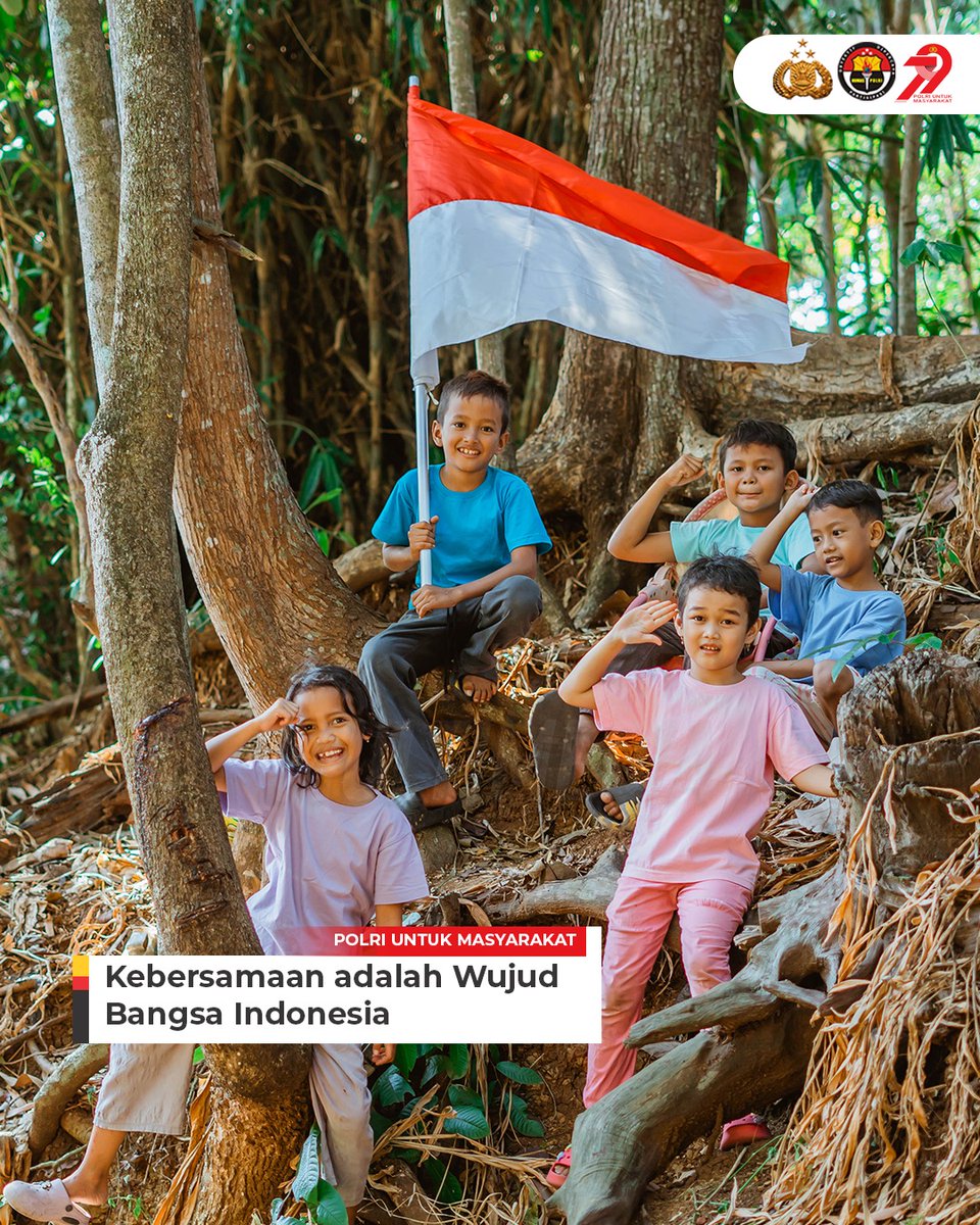Kita bukan sekadar tinggal di tanah yang sama, tapi hidup dalam semangat kebersamaan. Itulah wajah sejati bangsa Indonesia, negara yang kuat karena bersatu. Wujudkan Harmoni Dalam Perbedaan Komitmen #BersatuIndonesiaMaju
