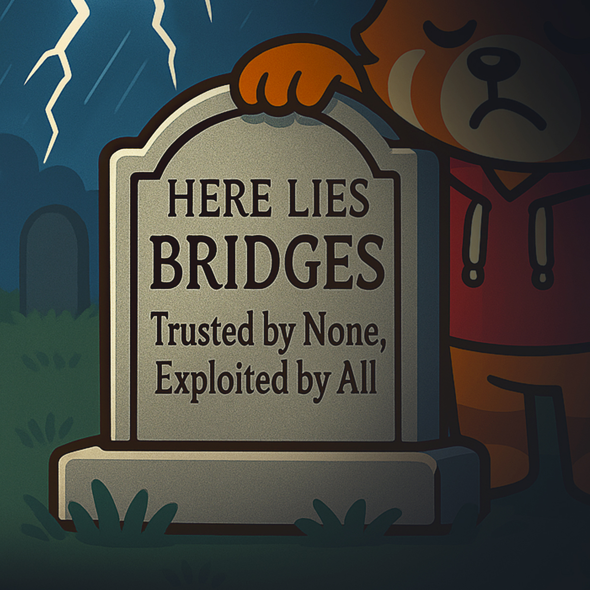 The bridge is dead.  

Real bridgeless cross-chain interoperability is almost here. 

SupraNova.ai