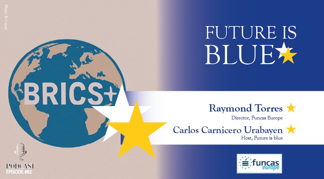 ¿Qué significa para la UE el creciente protagonismo de los BRICS+? <a href="/RaymondTorres_/">Raymond Torres</a>  y <a href="/CC_Urabayen/">Carlos Carnicero Urabayen</a>  analizan los retos y oportunidades en <a href="/FutureisBlue_/">FutureisBlue</a> . 

Escúchalo aquí: share.transistor.fm/s/b899ad67#BRI… 

#BRICS #UniónEuropea #EconomíaInternacional
