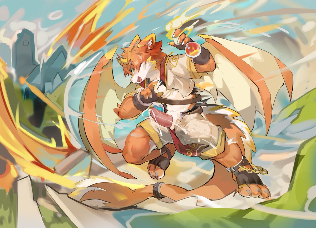 爆炸可伤不到我，我的翅膀......嗯嗯？？这腰带怎么突然？！！

🎨：<a href="/toubujun/">頭shifu</a>