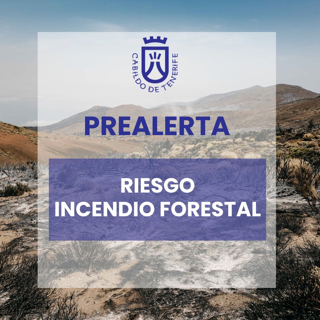 Seguridad Cabildo de Tenerife (@seguridadcabtf) on Twitter photo ⚠️ La Dirección General de Emergencias del Gobierno de Canarias <a href="/112canarias/">112 Canarias</a> finaliza la Alerta por Riesgo de Incendios Forestales. Mantiene la prealerta. ⚠️ La Dirección General de Emergencias del Gobierno de Canarias <a href="/112canarias/">112 Canarias</a> finaliza la Alerta por Riesgo de Incendios Forestales. Mantiene la prealerta.