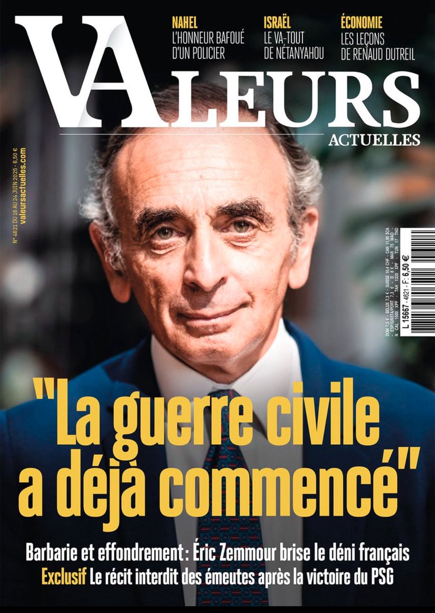 Si en 1995  les Français  avaient voté Philippe Devilliers  on  n en serait pas la .
Et en 2022   si    les patriotes  avaient  voté   Zemmour pour sauver la France
On serait sauvé  
ALORS  MAINTENANT  OUVREZ BIEN  LES YEUX ET LES OREILLES
VOTEZ RECONQUETE   pour la France