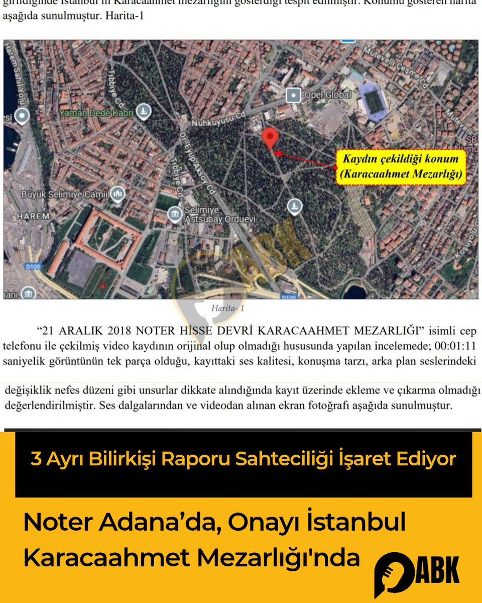 Adana 1. Noteri ve Katibi Hakkında açılan Evrakta sahtecilik ve görevi kötüye kullanma davasında 3 ayrı bilirkişi raporu sahteciliği işaret etti. 
Detaylar linkte👇👇
instagram.com/p/DMwxy7YowU5/…