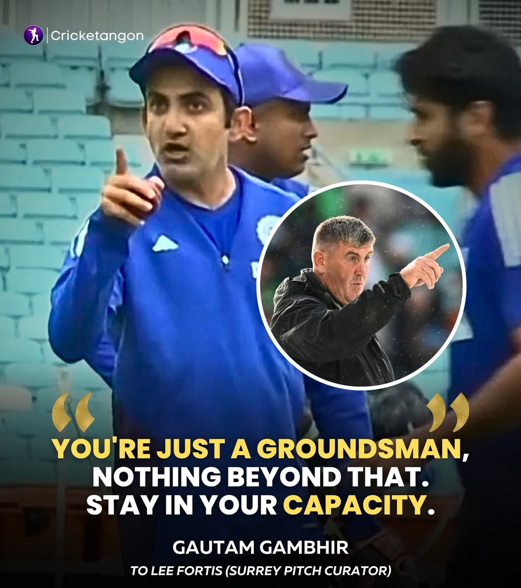 Finally, Indian cricketers speaking in the only language that the British understand.