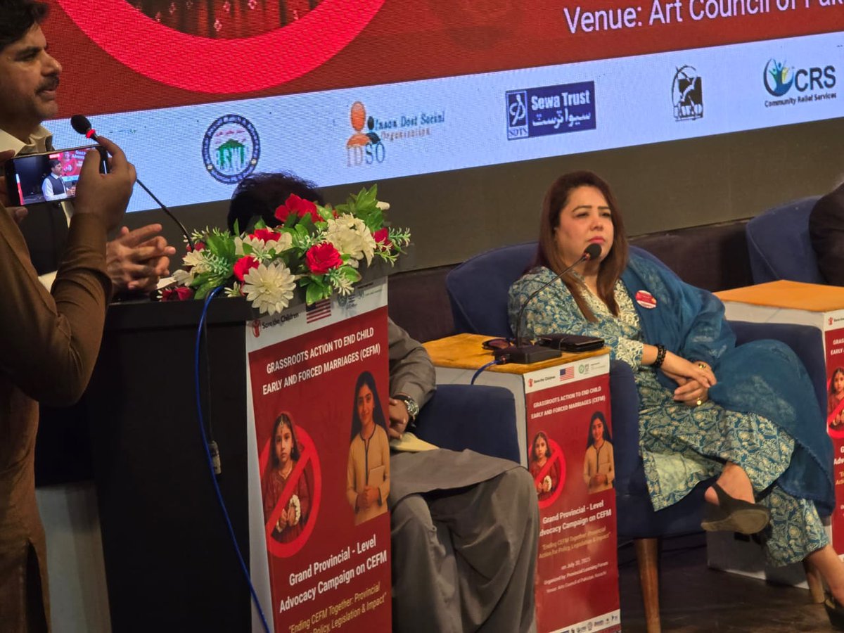 HafeezMallah16's tweet photo. "No girl should ever be sacrificed in the name of so-called honour. The Sindh Government is fully committed to protecting their rights."
— MPA Saima Agha
@BBhuttoZardari
#EndCEFM #GirlsRights #SindhForChange #SaimaAgha #SPOPakistan #SaveTheChildren #DESPakistan https://t.co/t3T7VFewkf