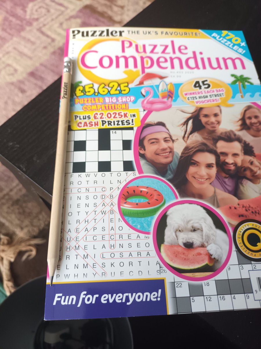 My usual morning pastime while listening to <a href="/CountryLineRad/">CountryLine Radio</a> but does anyone use pencils still ?