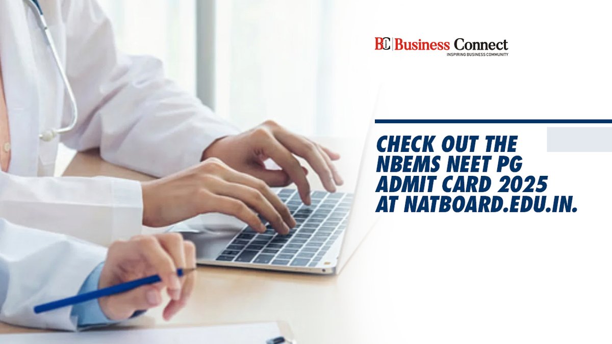 BusinessConne16's tweet image. The NEET PG 2025 admit card is now LIVE on natboard.edu.in! Exam scheduled for August 3, 2025. Download it ASAP and verify your exam details.

Read more:
businessconnectindia.in/check-out-nbem…

#NEETPG2025 #NBEMS #AdmitCardOut #natboardedu #MedicalEntrance #NEETPGAdmitCard #ExamReady