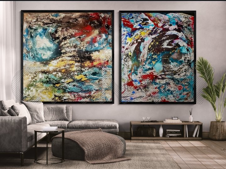 VERKOCHT 

beide verkocht als 2 luik.. ❤️🥳🥳
Jessy-artwork.com