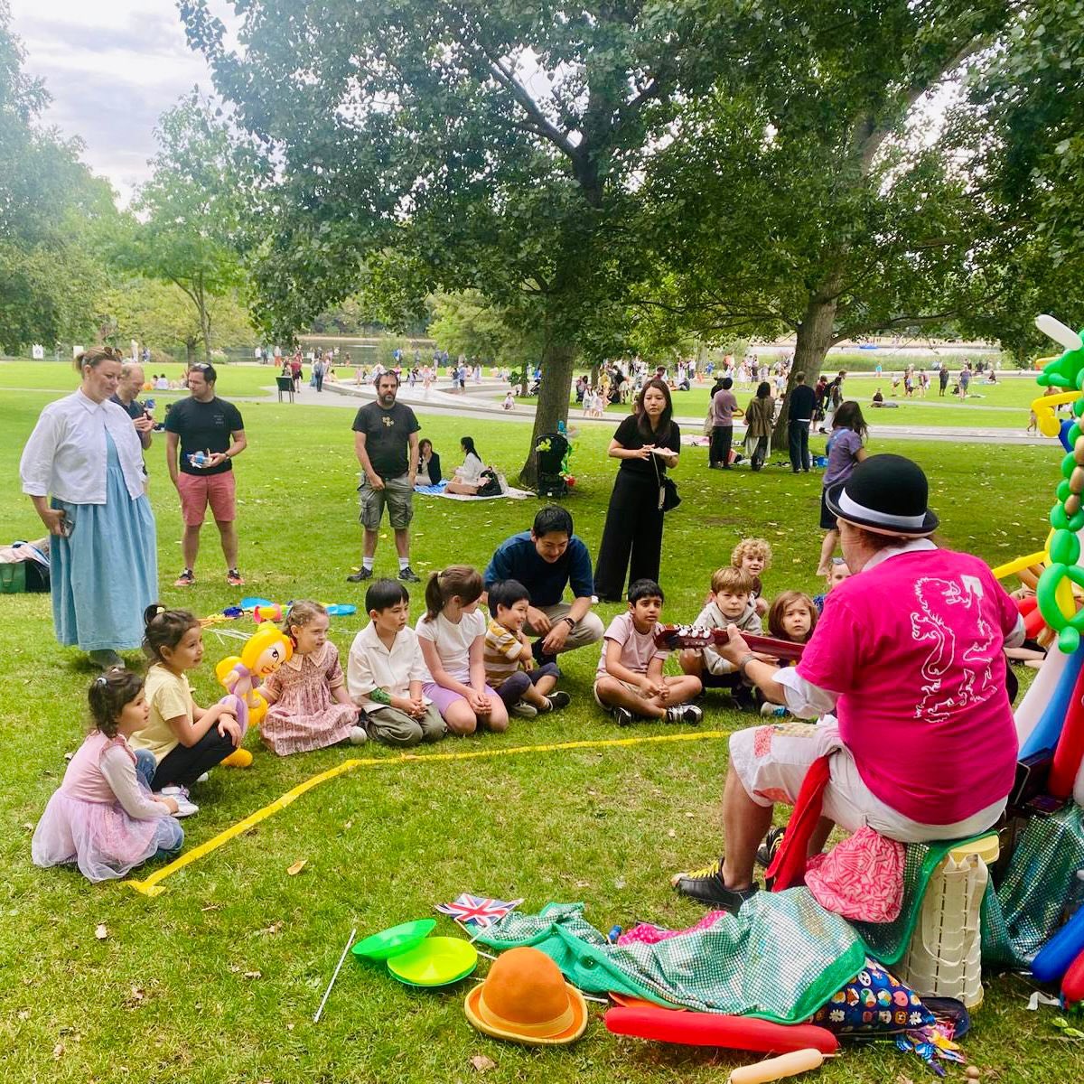 Last weekend we saw many familiar &amp; new faces at BST London Picnic! This special annual event brings together our global community and is a chance for past, present &amp; future BST families to connect. 
Thank you to Ms Yamada for hosting &amp; to Mr Magicio for keeping everyone smiling.