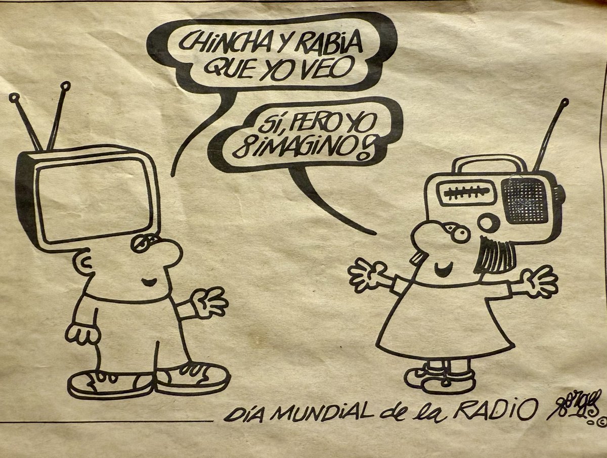 elcharolito's tweet image. #CosasDeRadio 

La mejor definición de la radio: “Yo ¡imagino!”  

Del gran #Forges