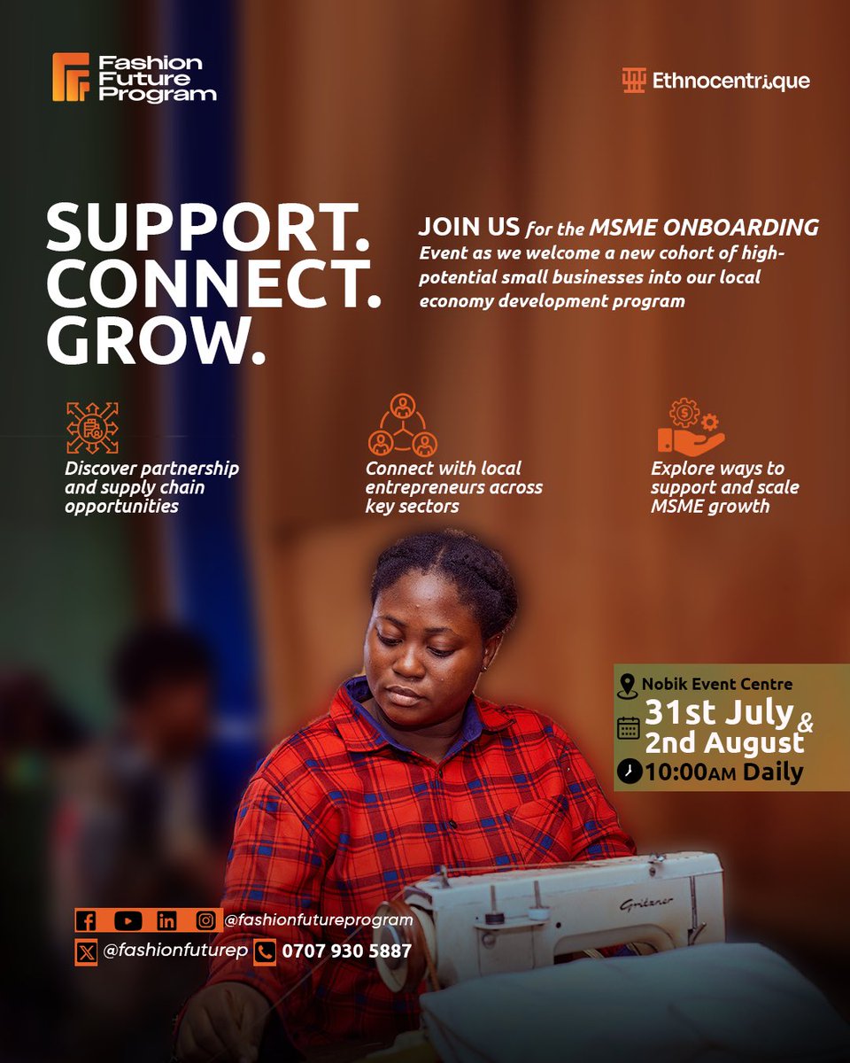 fashionfuturep's tweet image. MSME Onboarding happens This Week!

This Thursday and Saturday, selected fashion MSMEs are stepping into a program designed to change the game.
Be a part of it.

🔗 Learn more: youtube.com/@ethnocentriqu…

#FashionFutureProgram #MSMEOnboarding #TheFutureBelongsToThoseWhoDo