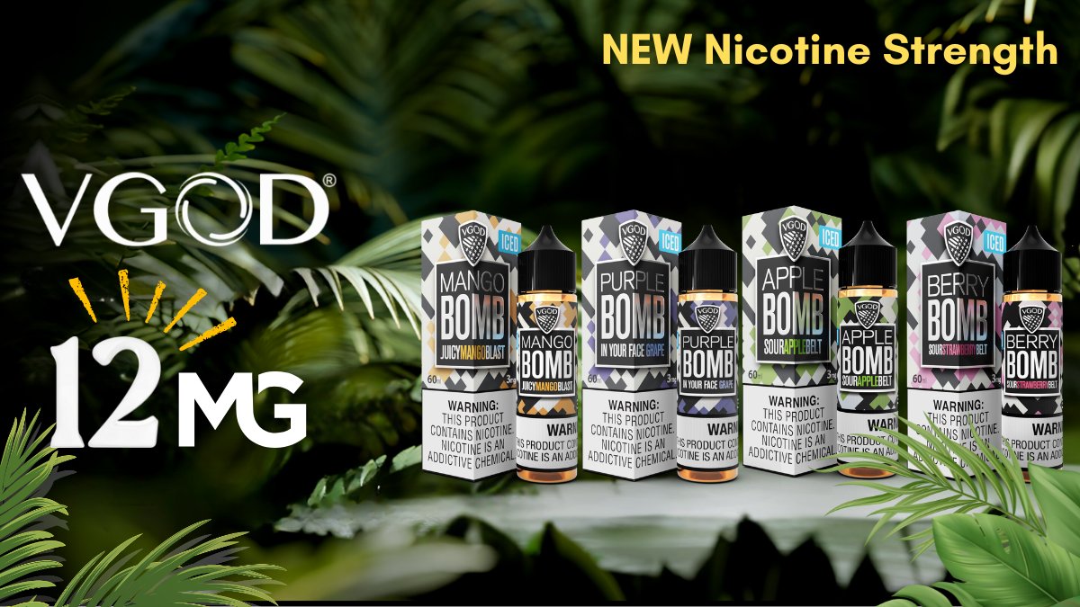 Myvpro_Official's tweet image. 🚨 New 12MG VGOD Flavors 🚨
Try out VGOD’s latest nicotine strength in your favorite flavors:
Mango Bomb 🍑

Purple Bomb 🍇

Apple Bomb 🍏Apple Bomb ICE

Berry Bomb 🍓
🛒 Shop now at MYVPRO!
#VapeDeals #VGOD #NewNicotineStrength #Vaping

[myvpro.com/collections/vg…]
