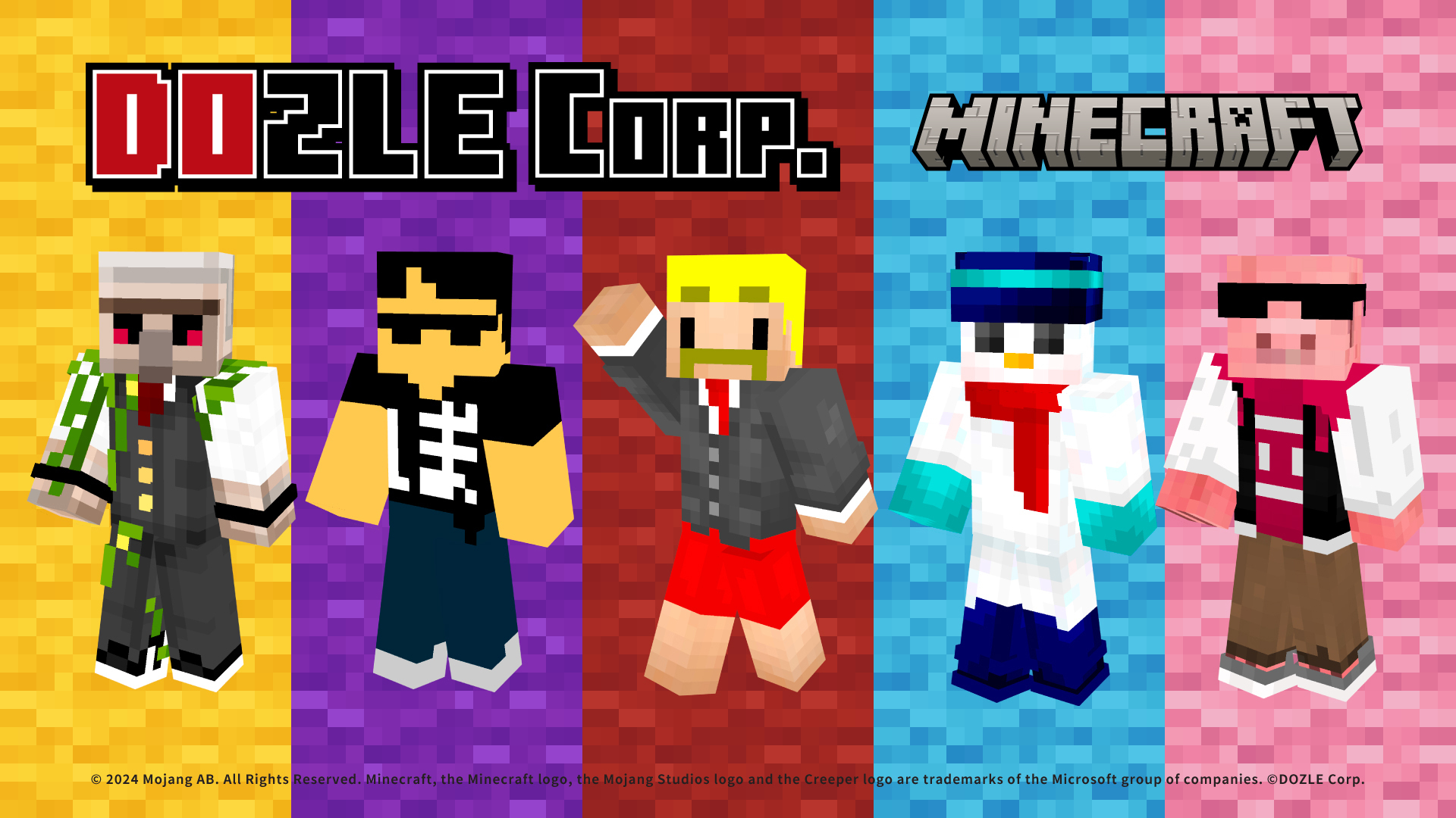 【新品未開封】 ドズル社　　マインクラフト　スキングッズ　おんりー　3個セット Minecraft【ドズル社】ぬいぐるみ おんりー – ドズル社ストア