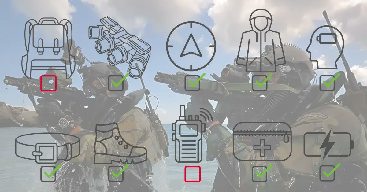 MssDefence's tweet image. Operators don’t rise to the occasion. They fall to their level of preparation. This gear checklist was built from real operational experience to help you prep with purpose. Read it or download📥 it. mssdefence.com/blog/tactical-… 

#MissionReadiness #gearchecklist  #TacticalGear