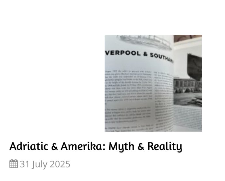 Today’s blog discusses some common claims about Adriatic (1907) and HAPAG’s Amerika (1905). markchirnside.co.uk/adriatic-ameri…