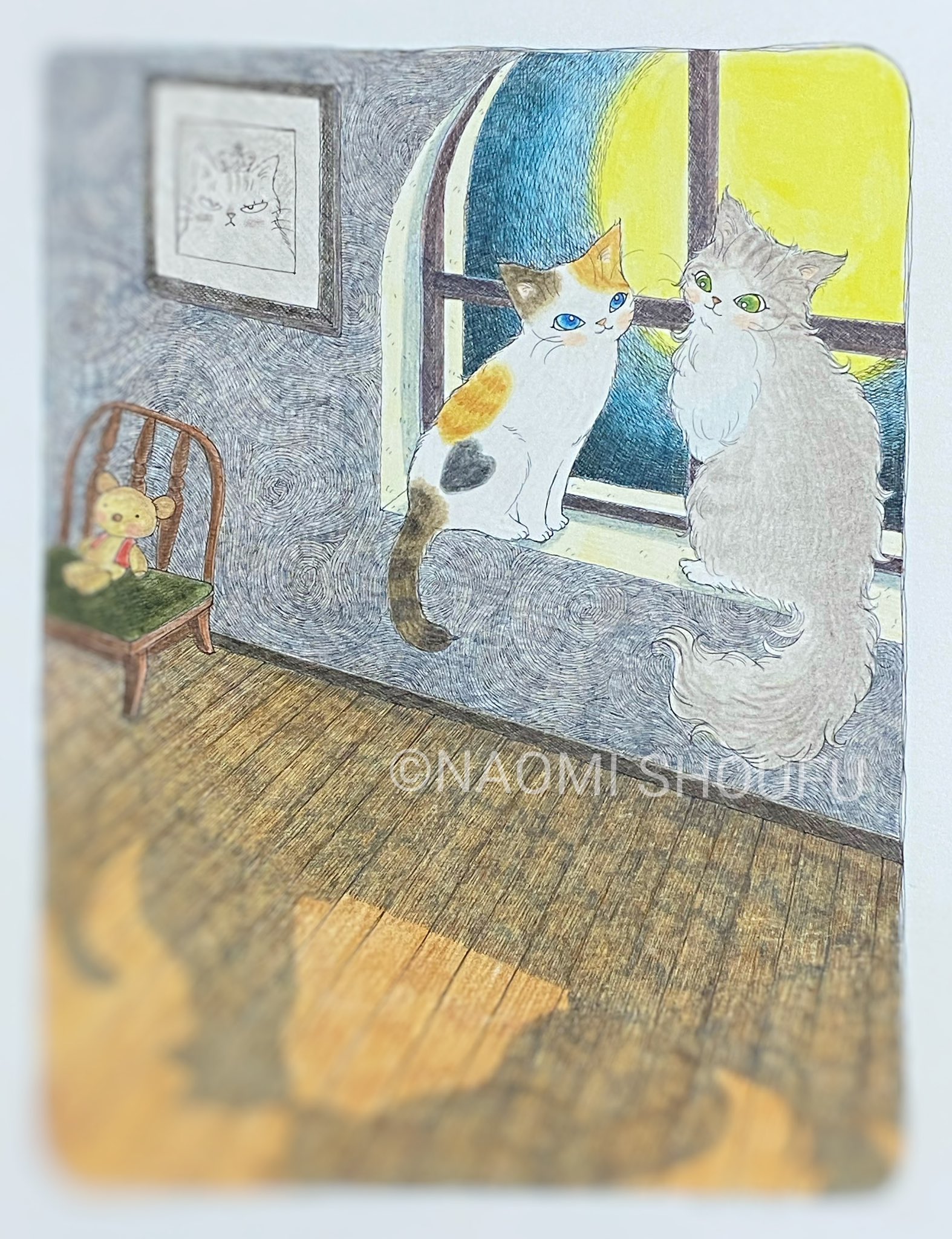 ホテル窓外　洋画家　松尾猛省の作品 ホテル窓外 洋画家 松尾猛省の作品