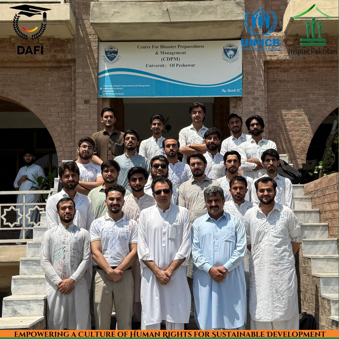 inspak's tweet photo. 🎓 Congratulations to our DAFI Scholar, Mr. Sana Ullah!
He has successfully completed his BS in Disaster Management from the University of Peshawar — a remarkable achievement that reflects his dedication, resilience, and hard work. https://t.co/hkvCY8MFYL