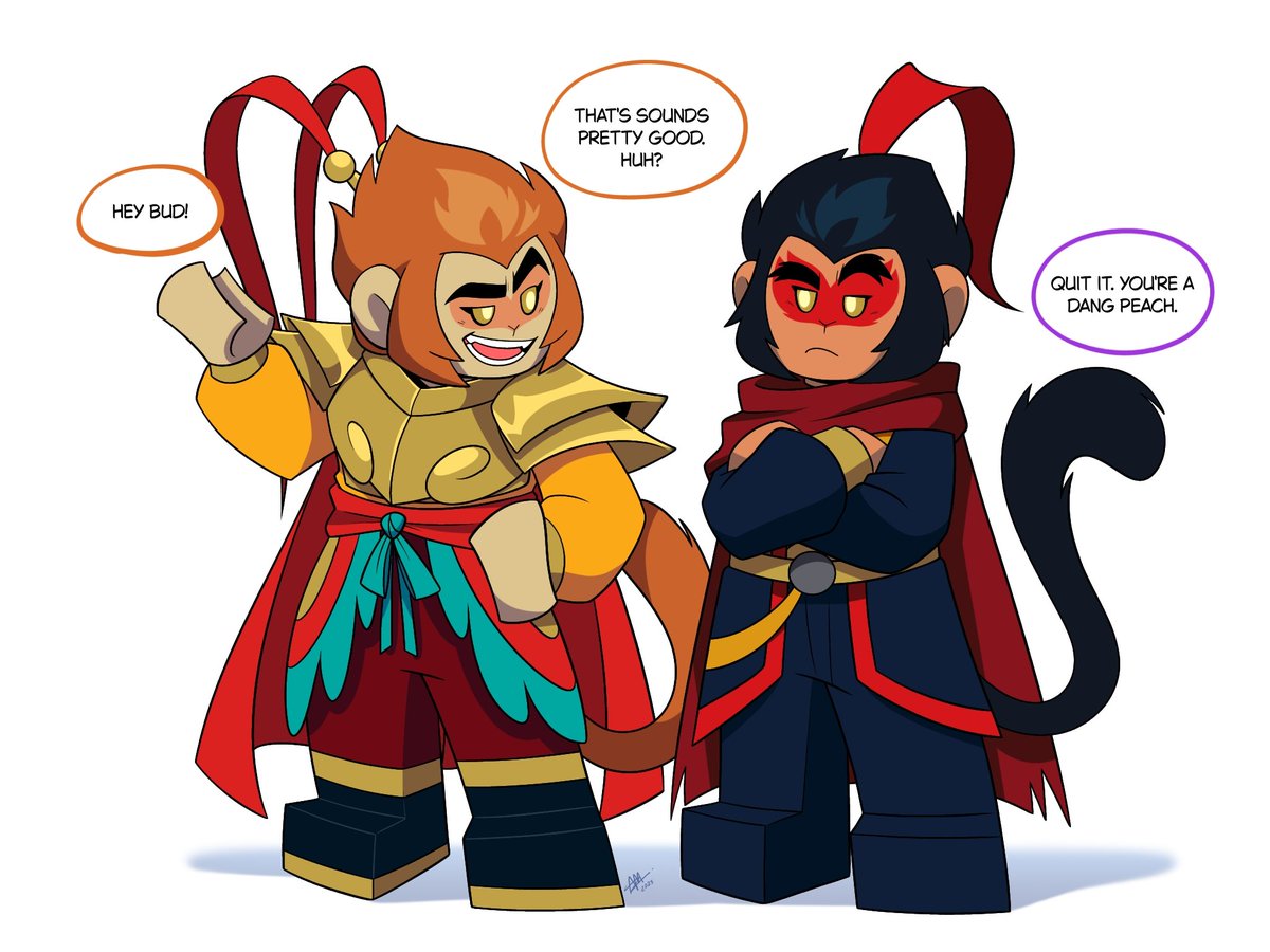 The second picture in this fandom
I like the armor, I like the big guy, I like his pose and I like…Yeetttt---!!!(Overturn the chess table) #shadowpeach #LEGOMonkieKid #lmk #SunWukong #macaque #LMKMacaque #lmksunwukong