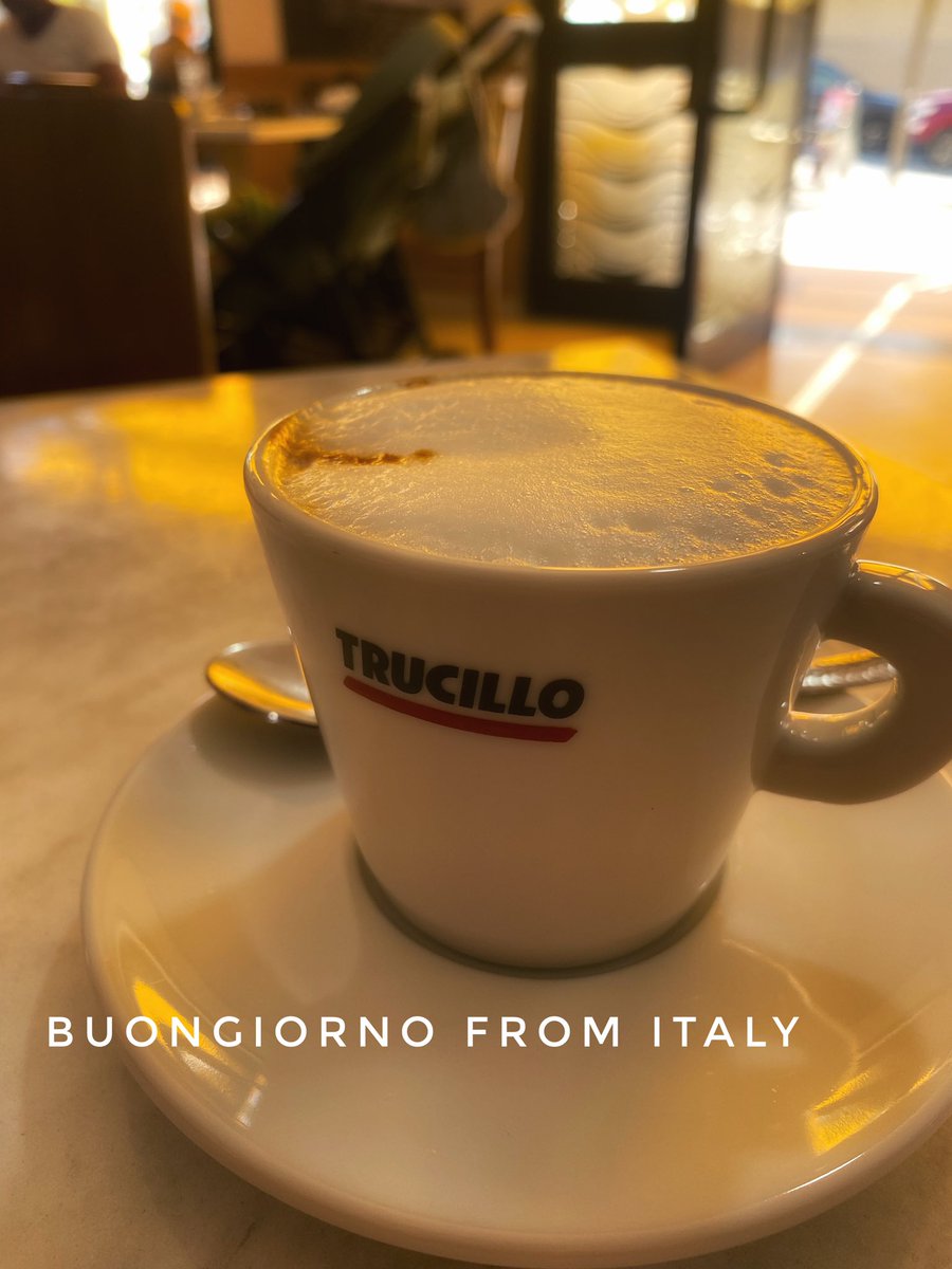 Good morning from Italy 🇮🇹 Never ask for this after 11.30am. We’ll discuss pizza toppings later 🍕