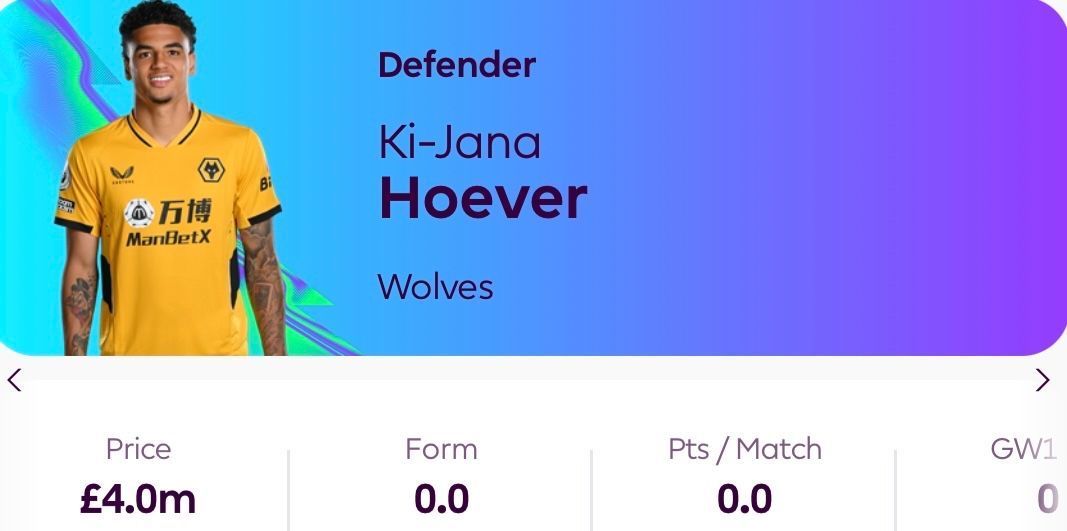 Nasim Sazzad (@prottoy08) on Twitter photo Have we found our £4.0m DEF?! 👀
✅ Started every friendly match
🚀 Attacking WB, 1 assist so far
👋 Semedo has left the club
Only two Wolves defenders have played more pre-season minutes… 🐺
<a href="/FFScout/">Fantasy Football Scout</a>
#FPL #FPLCommunity <a href="/OfficialFPL/">Fantasy Premier League</a> Have we found our £4.0m DEF?! 👀
✅ Started every friendly match
🚀 Attacking WB, 1 assist so far
👋 Semedo has left the club
Only two Wolves defenders have played more pre-season minutes… 🐺
<a href="/FFScout/">Fantasy Football Scout</a>
#FPL #FPLCommunity <a href="/OfficialFPL/">Fantasy Premier League</a>