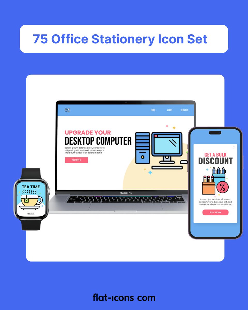 flat1cons's tweet image. 🎨 Boost your creative toolkit with our 75 Office Stationery Icon Set — perfect for planners, productivity apps, study tools, and work-related visuals!

👉 Download now at Flat-icons.com
#DesignAssets #FlatIcons #OfficeStationery #ProductivityDesign #WorkspaceVibes