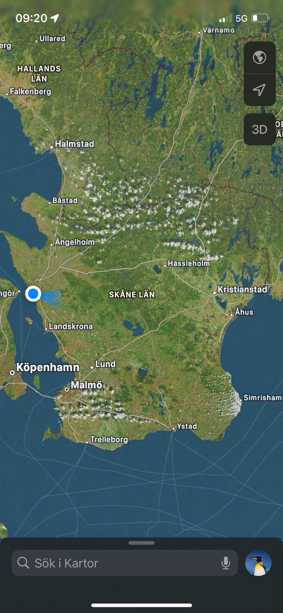Jag kommer tillbaka till skåne och välkomnas in i Danmark. Roskildefreden???