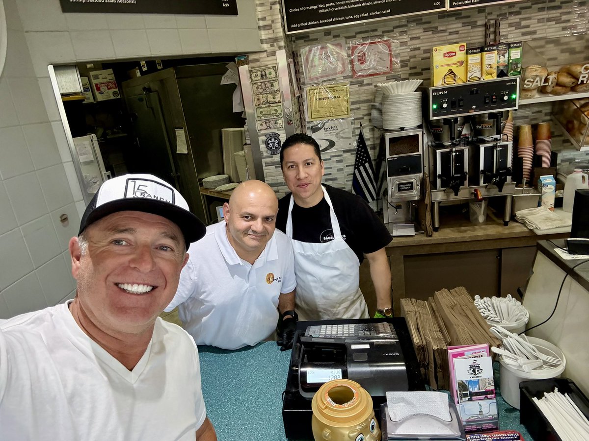 Been hanging with these boys 4 15 years in Jersey! The world would be a better place if all was like Ramon and Tito They only see the good in people can joke laugh talk smack whatever it is they make you happy and the food is perfect #JerseyDeli 🇺🇸 #BoyzClub