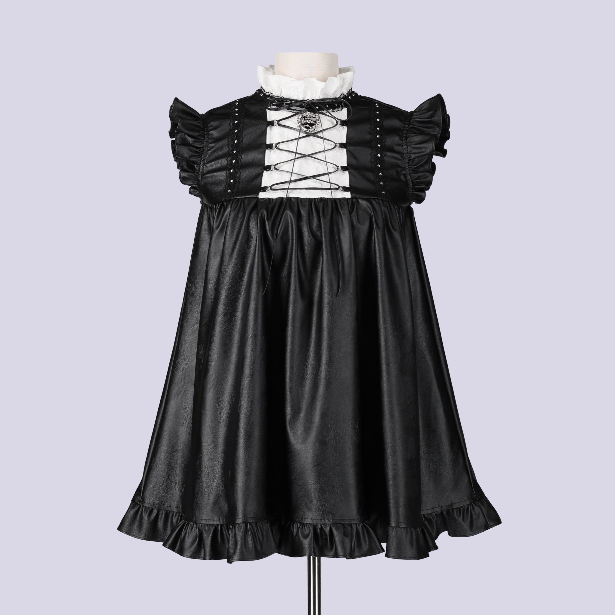 QOOZA IMVAL Leather Dress [BLK] レザーワンピース 0519143638_682ac366cfb1b.jpg