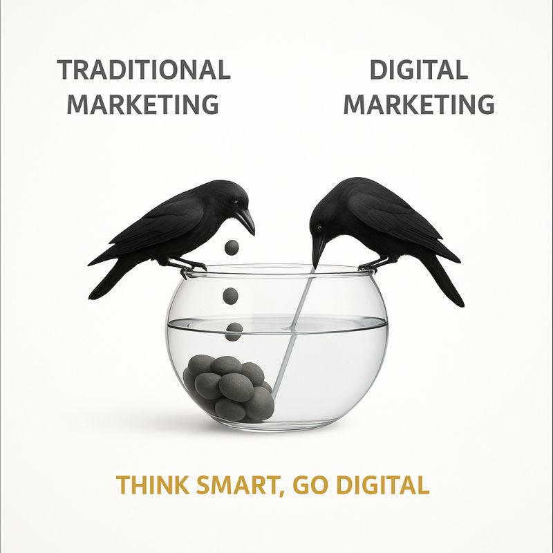 PBO_LLP's tweet image. 🔍 Traditional vs. Digital Marketing: Same goal, different paths.

🧱 Traditional: Slower, costly, hard to measure
⚡ Digital: Fast, data-driven, cost-effective
🚀 Go digital. Work smarter, not harder.

#DigitalMarketing #SmartMarketing #GrowthHacks #MarketingTips #BusinessGrowth