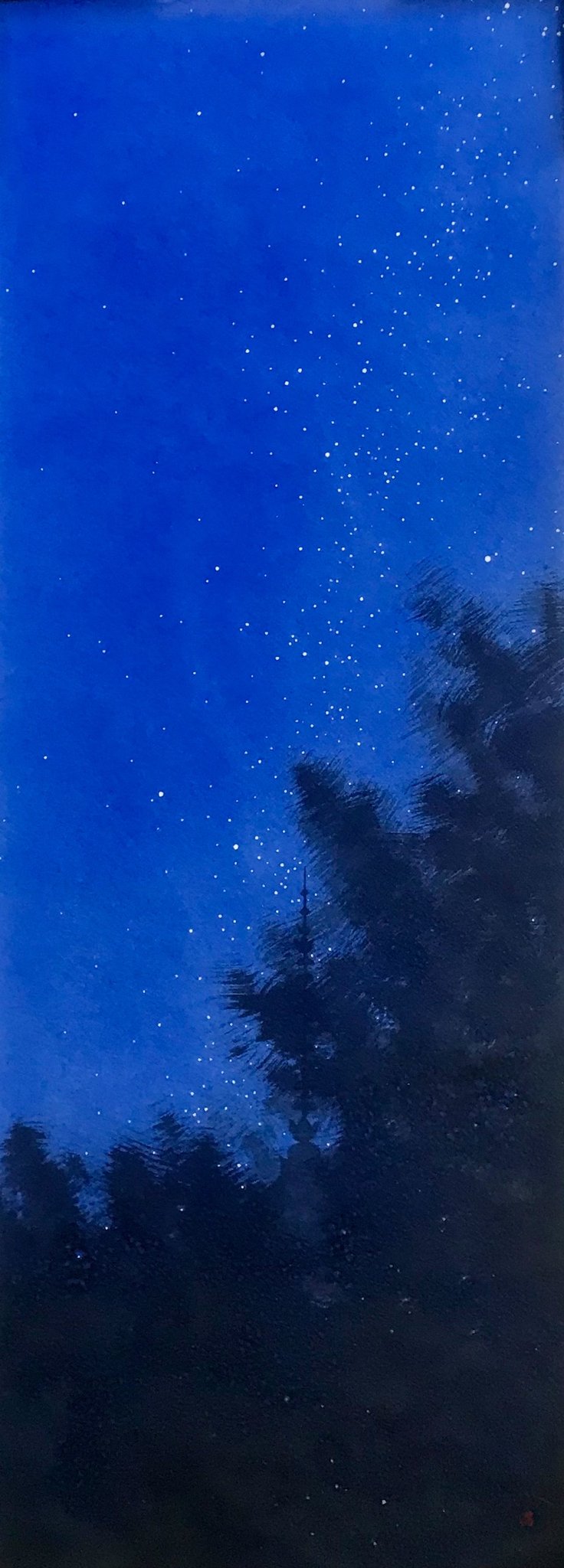 日本画　斉藤和　原画　真作　絵画　風景画　40 日本画斉藤和原画真作絵画風景画40