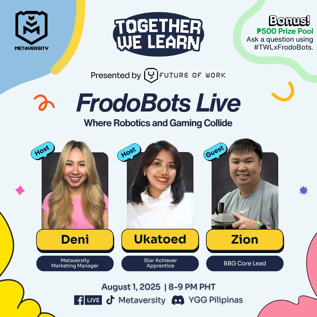 Step into the future of competitive gaming. 🤖🌐

FrodoBots is rewriting the rules, where gaming passion meets cutting-edge innovation.

Join us for an exclusive deep dive into this revolutionary fusion of robotics and remote gameplay, featuring our special guest Zion, a veteran