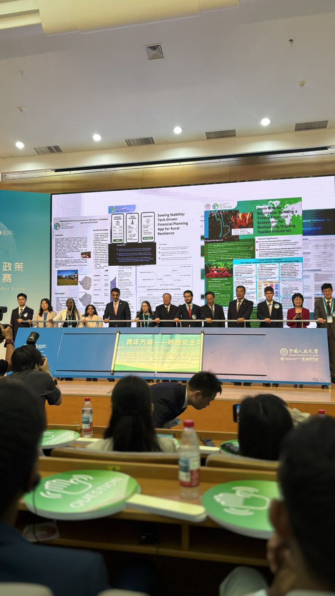 phyllisruz7's tweet photo. Day 1 in China 🇨🇳 What a Start
@renminuniversity 
@fao 
The opening ceremony was moving, and throughout the day I had the chance to connect with so many teams all presenting meaningful projects driven by lived experience
#China2025 #YouthForChange #FoodSecurity #GlobalSouthVoices https://t.co/Kk4bnhKu2L