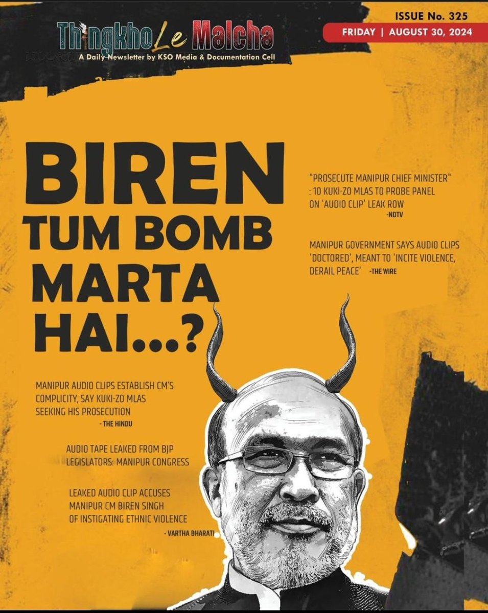 PaulMate6's tweet photo. If Biren Singh's audio is ignored again and again, we will take this matter to the international level. When that happens, no one should question the Kuki-Zo community — we have been raising this issue for the past two and a half years.
#manipur #india https://t.co/1LBwf3YASi