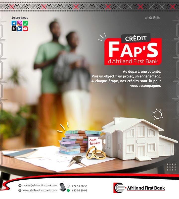 Afriland_CMR's tweet photo. À chaque étape de votre vie, nous sommes là pour vous accompagner.
#AfrilandFirstBankCameroun #créditFAPS #projetdevie #banquedeconfiance #financement https://t.co/SkQjAjoeV9