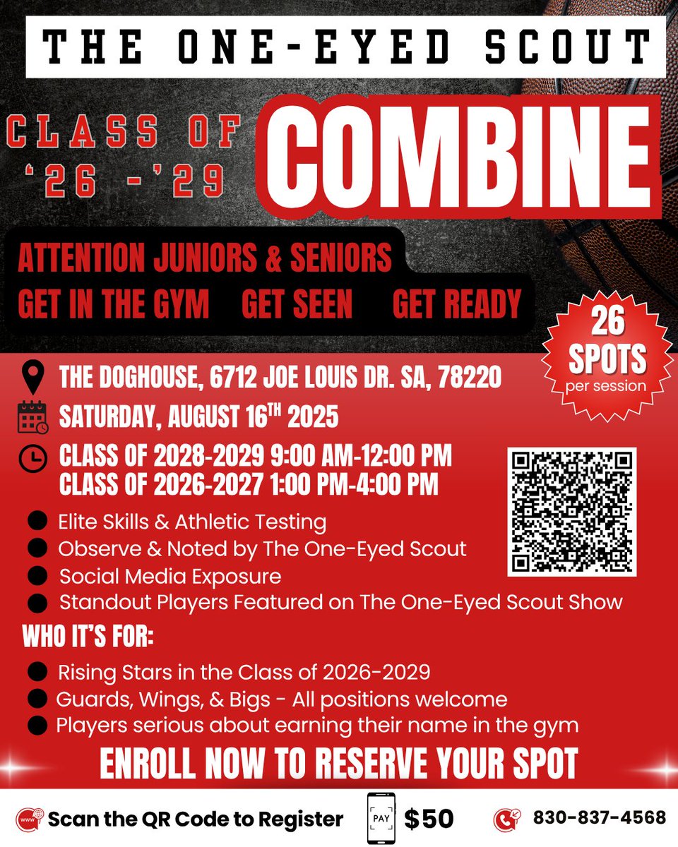 WELCOME TO THE ONE-EYED SCOUT COMBINE

Shoutout to <a href="/Aidencash_b26/">Aiden Cash Biscaino</a> for locking in!
You’re officially part of the movement.
🔥 New Twitter.
🔥 New Network: <a href="/TONofTruth/">@oneeyednetwork_ONE</a>
Same Grit. Same Mission.
 The Same ONE-EYED SCOUT.

🩸 Let’s get it.
#OneEyedScout #TONofTruth #BasketballCombine