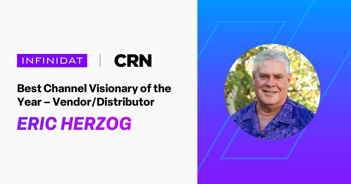 At Infinidat, we show our love for the channel by having one of the best in-house channel teams in the business. Congratulations to Lynsy Marshall, Mitch Diodato, and <a href="/zoginstor/">Eric Herzog</a> on being named finalists in the first-ever <a href="/CRN/">CRN</a> Best of the Channel Awards!

okt.to/dWtZ6Y