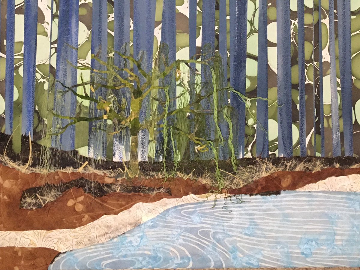 strvngrtst's tweet image. More detail, but actually pretty close to……making another one 😄 🥳

#mixedmedia #willow #forest