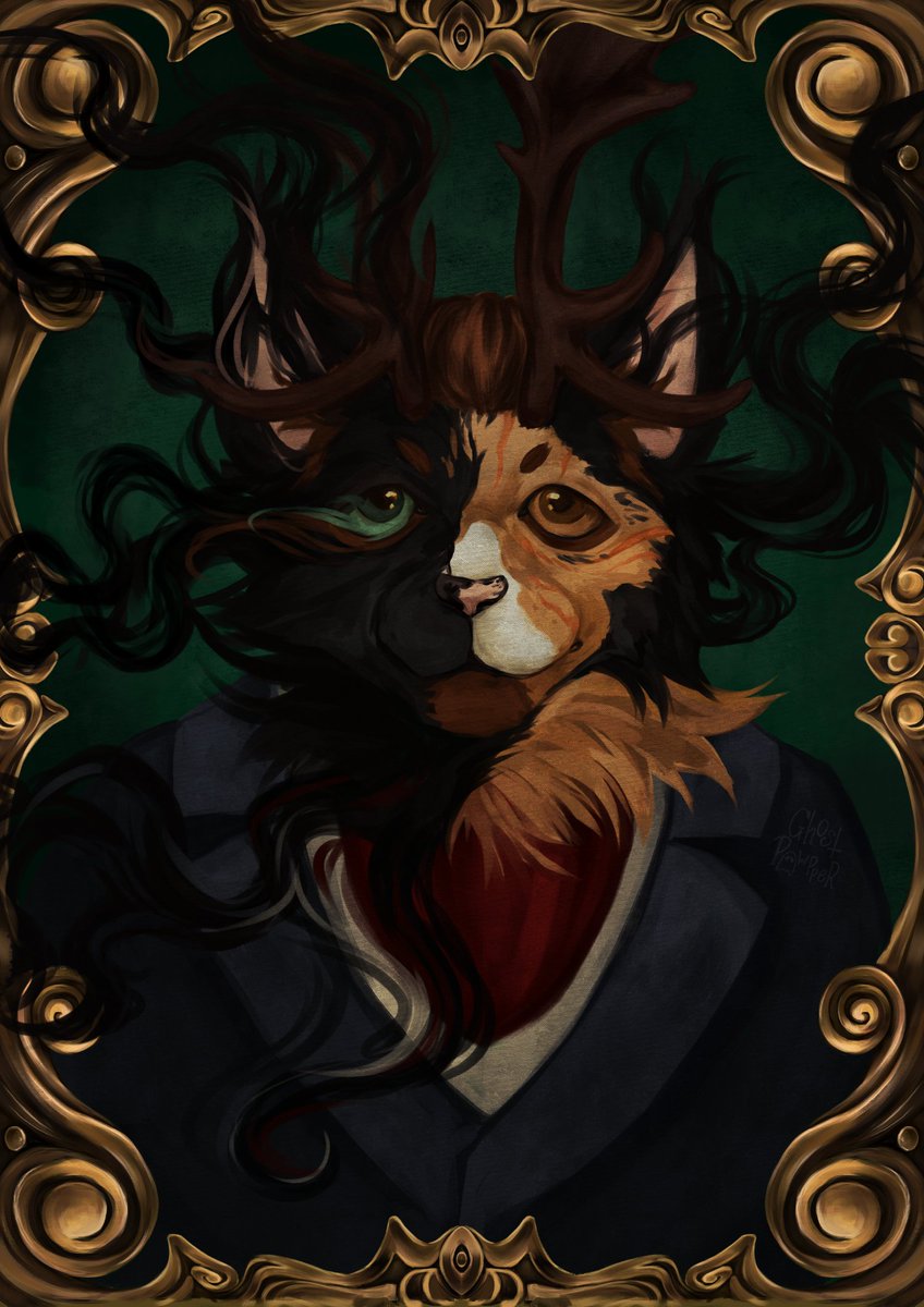 Wait, something's wrong with that portrait...

Art fight revenge!