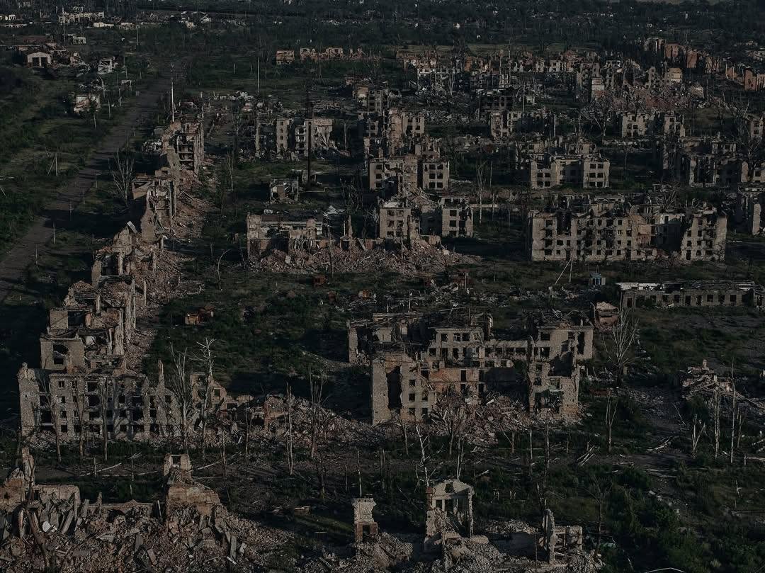 This is what Russian "liberation" of Chasiv Yar looks like.

Population 0.