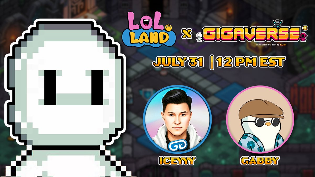 🎮 Big moves, big games, big stream 🎮

Gigaverse is officially joining the <a href="/YGG_Play/">YGG Play</a> fam, and we’re celebrating with a stream featuring <a href="/gabusch/">Gabby Dizon | YGG</a> and <a href="/iceyyy_gaming/">iceyyy</a> 

📅 July 31
🕛 12 PM EST
🎥 Streaming Live on X

Let’s talk publishing, play, and the future of Web3 gaming 🔥