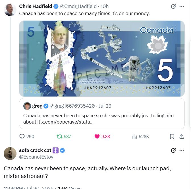Imagine publicly arguing space stuff with one of the most famous living astronauts in the world.