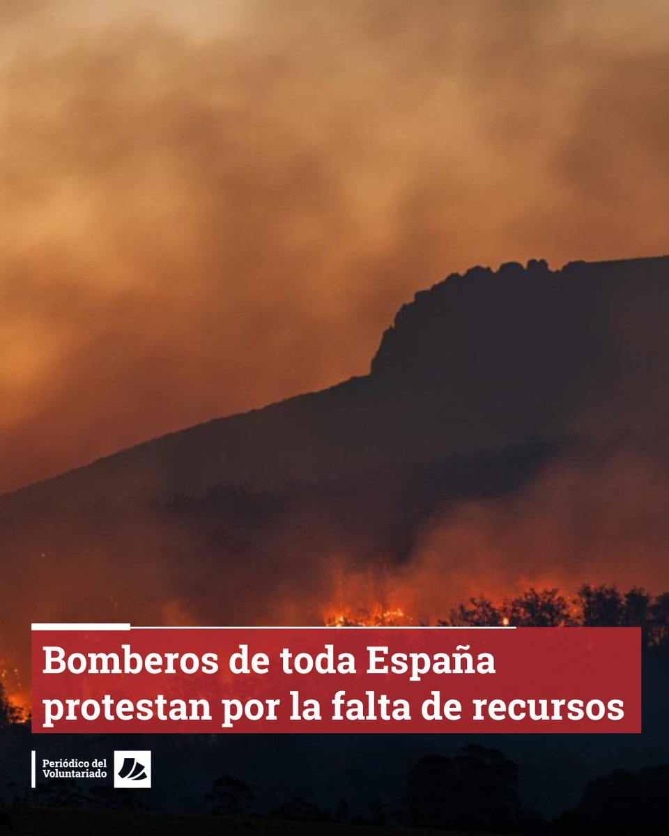🚒 Durante las últimas semanas, equipos de bomberos de todo el país han salido a las calles para exigir a las administraciones una mayor inversión en un servicio imprescindible para garantizar la seguridad y la vida de las personas.

👉 elperiodicodelvoluntariado.com/falta-de-recur…