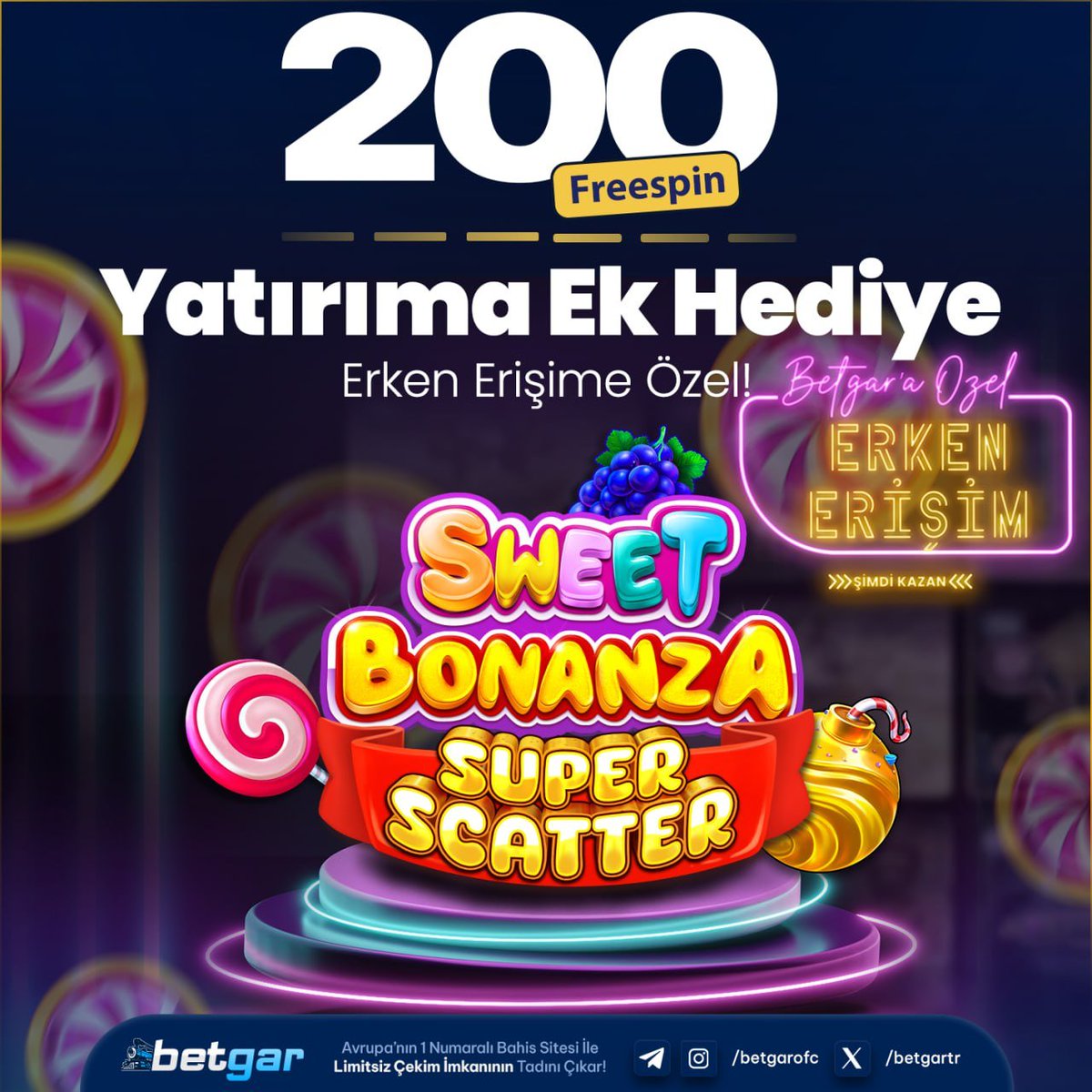 🎯 Betgar Günlük Bonus 🎯  

Bugün yatırıma özel 200₺ bonus!  

➡️ Yeni üyeler için özel fırsat  
📲 Detaylar linkte!

#betgar #bahisbonus #slots