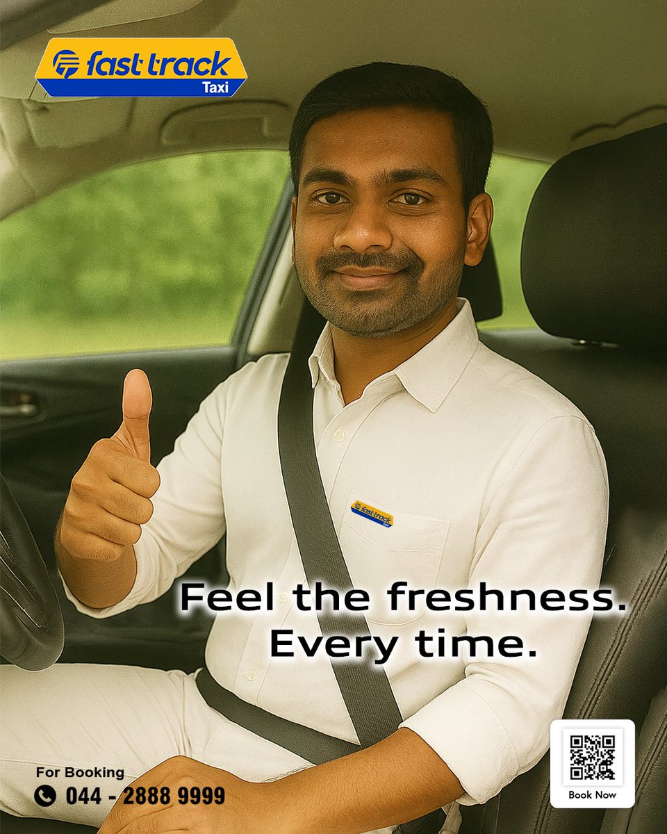 TaxiFastTrack's tweet image. Say goodbye to messy rides.
Enjoy a clean, fresh, and smooth ride — every time you book. 🌿🚘

#CleanRidesOnly #SmoothTravel #FreshEveryTime #RideSmart #ComfortOnTheGo #FasttrackTaxi #EveryRideCounts #HassleFreeTravel #StayFresh #TravelRight