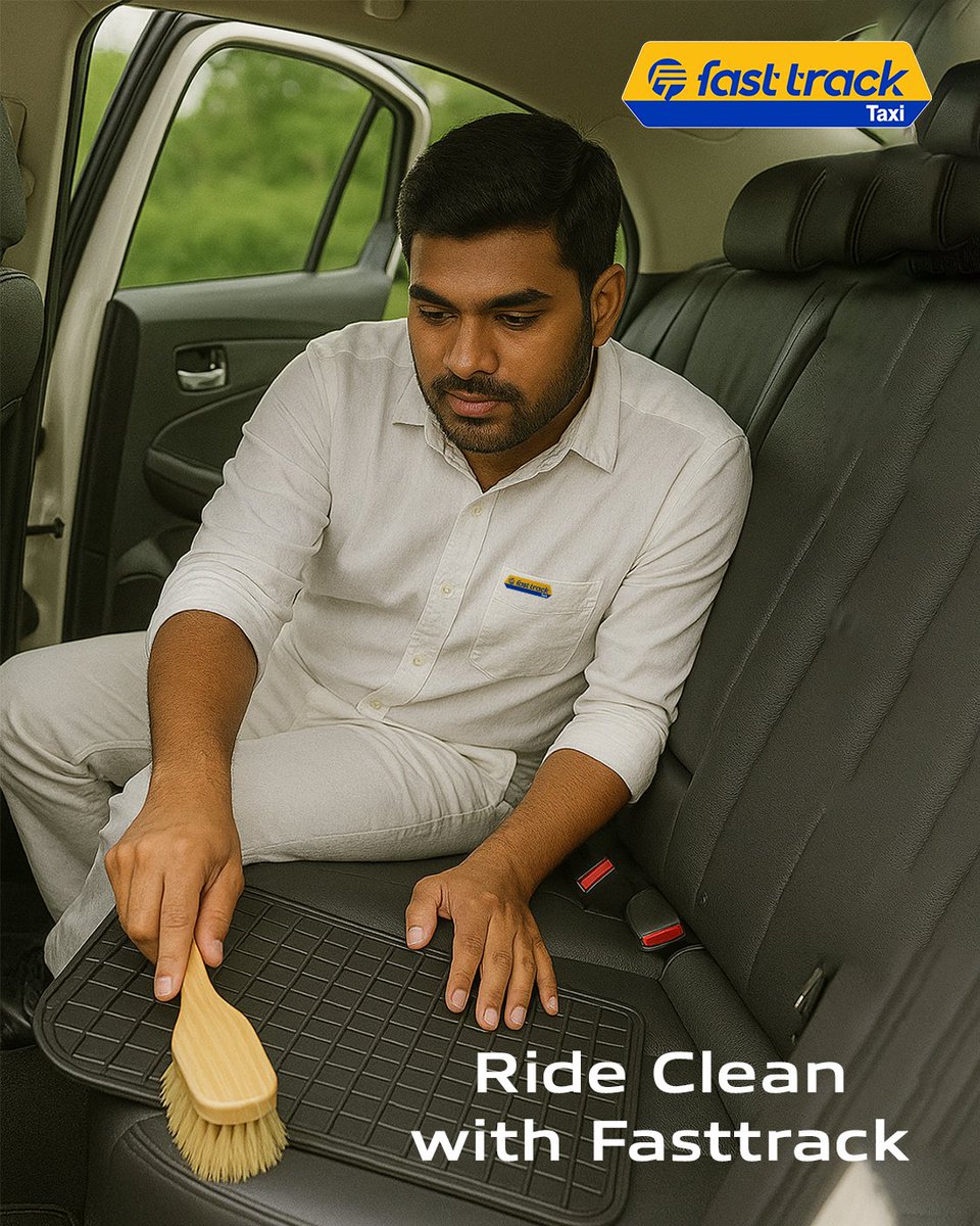 TaxiFastTrack's tweet image. Say goodbye to messy rides.
Enjoy a clean, fresh, and smooth ride — every time you book. 🌿🚘

#CleanRidesOnly #SmoothTravel #FreshEveryTime #RideSmart #ComfortOnTheGo #FasttrackTaxi #EveryRideCounts #HassleFreeTravel #StayFresh #TravelRight