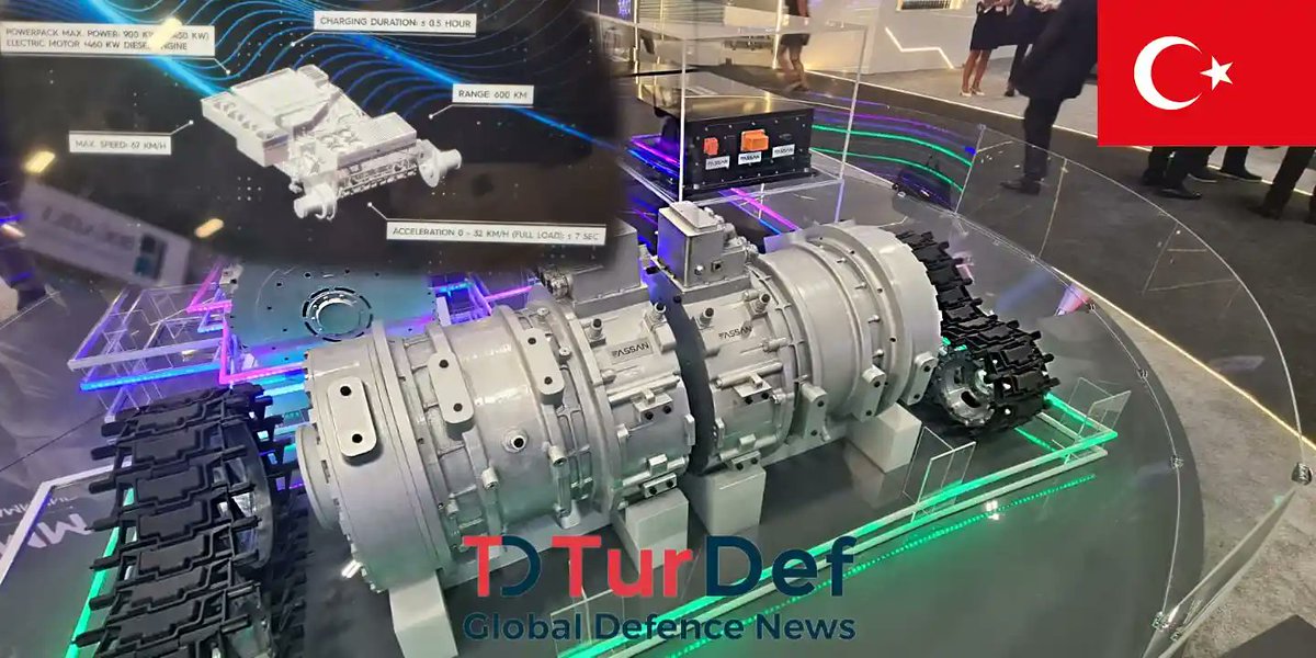 turdefcom's tweet image. 🇹🇷
#IDEF25: @assan_group Displays 1000 hp Serial Hybrid #Powerpack
ASSAN has unveiled its 1000 hp serial #hybrid powerpack for armoured vehicles during the @idefintl international #defence exhibition, with its components.
turdef.com/article/idef25…